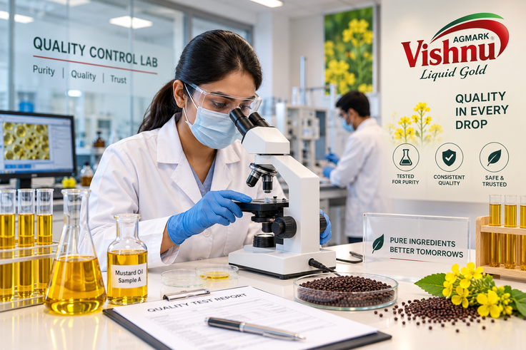 Vishnu Liquid Gold Quality Testing