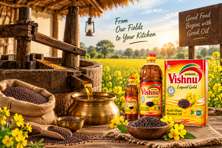 Vishnu Liquid Gold Mustard Oil