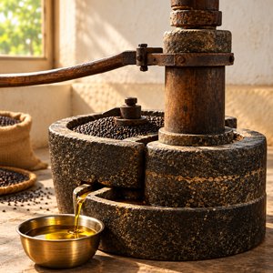 Traditional Kachi Ghani Process