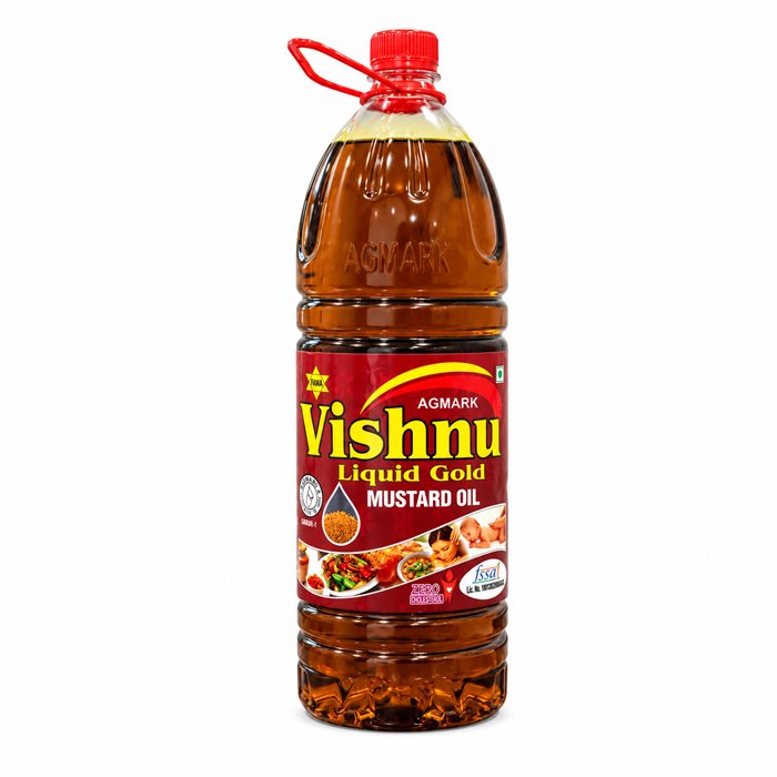 Vishnu Liquid Gold Mustard Oil - Image 2