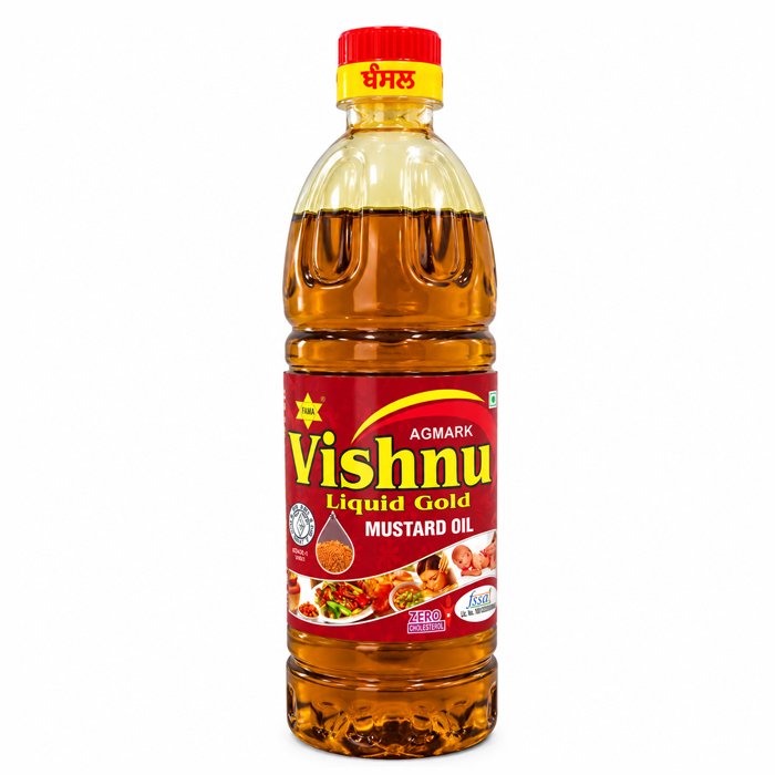 Vishnu Liquid Gold Mustard Oil - Image 3