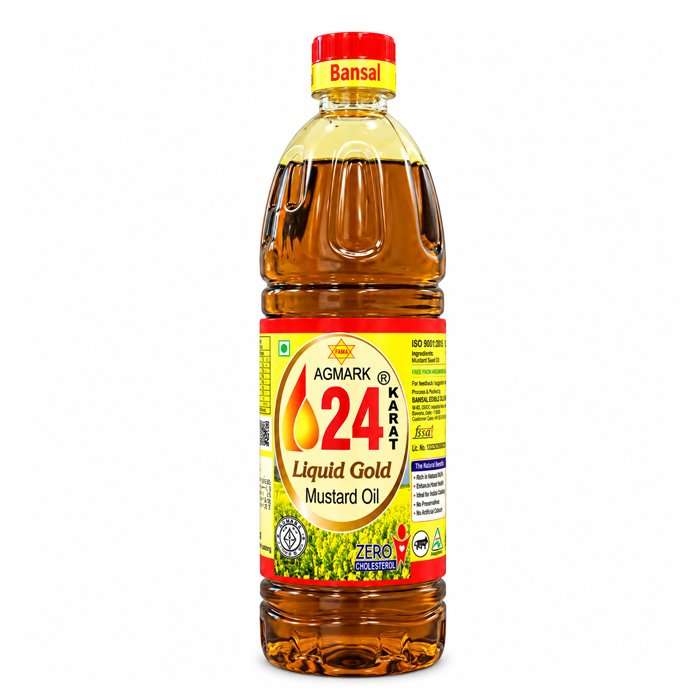 24 Karat Liquid Gold Mustard Oil