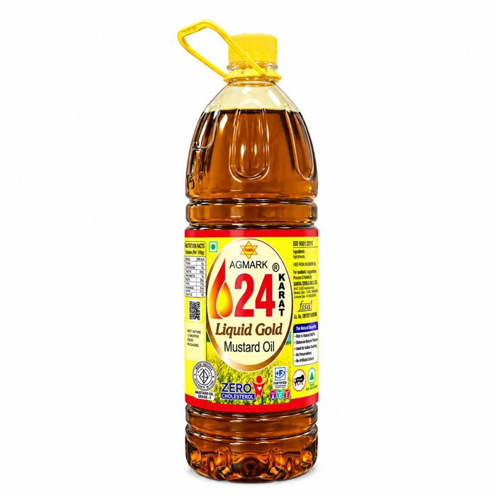 24 Karat Liquid Gold Mustard Oil - Image 2